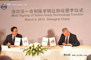 沃爾沃與吉利深化合作，簽署技術轉讓協議共繪未來藍圖